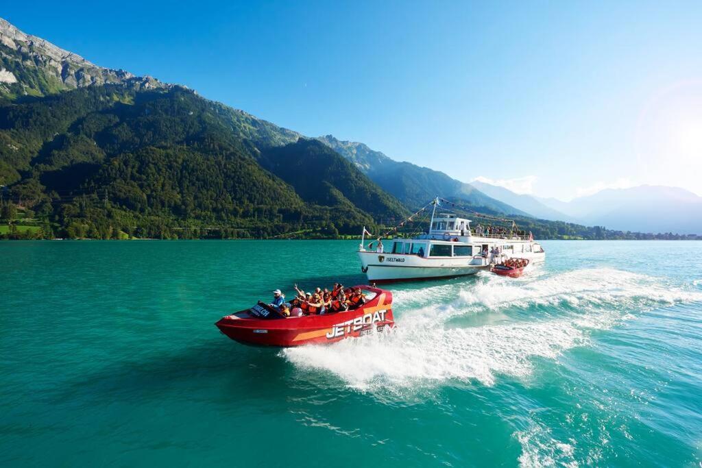Chalet Mignon - Your Vacation Oasis At Lake Brienz Bonigen Luaran gambar